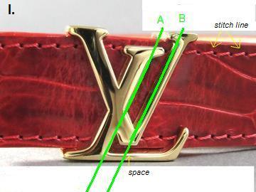 Louis Vuitton LV belt buckle
