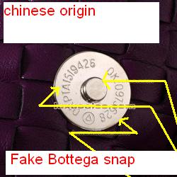 fake Bottega Veneta gold hardware