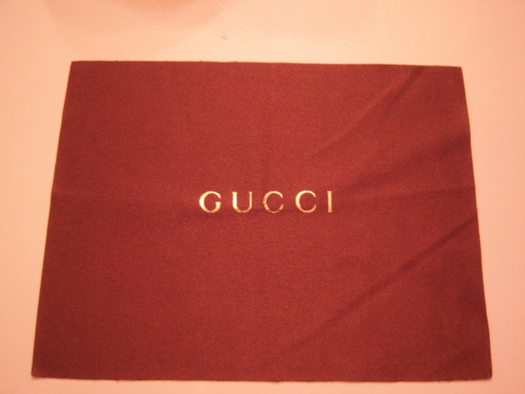 Gucci copper lens cloth