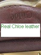 Real Chloe leather