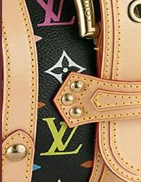 real louis v stitching